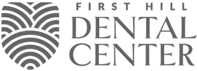 First Hill Dental Center logo featuring stylized tooth design with gray text