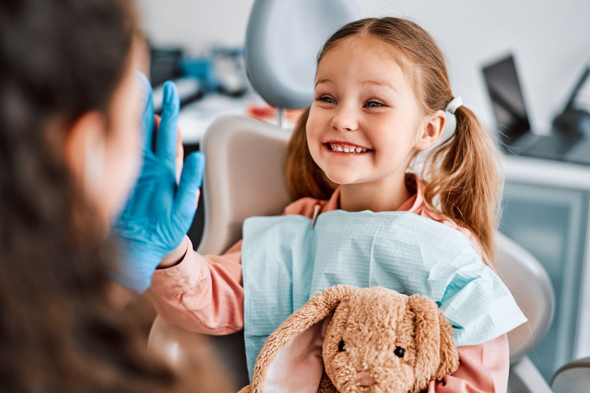 Kid Friendly Dentist in Van, TX, checking a child's dental health