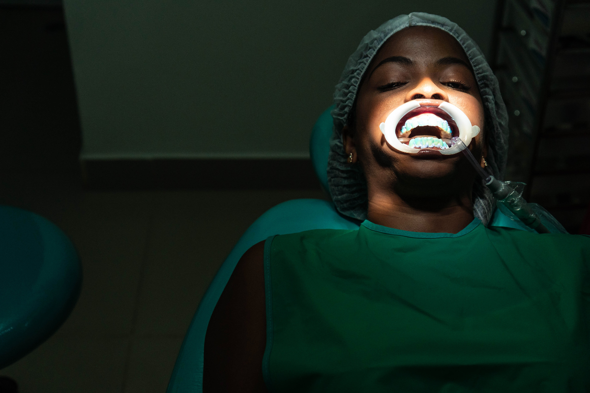 teeth whitening treatment